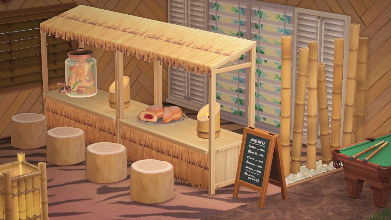 Mẫu gian hàng hội chợ quê phong cách nhà ba gian