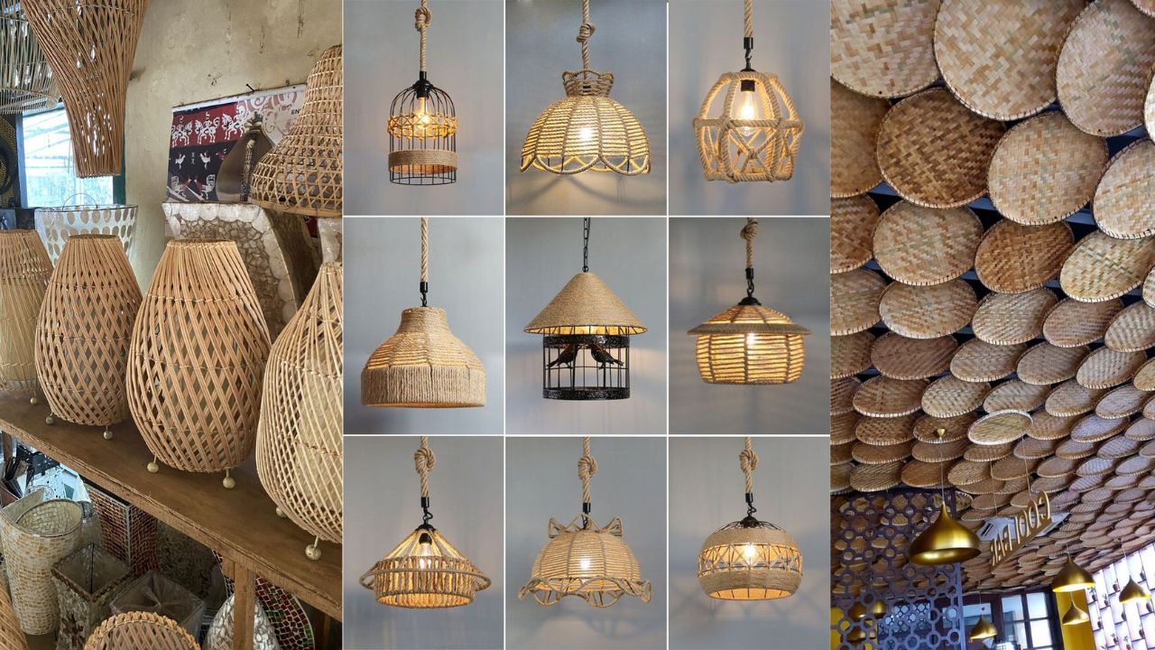 Trang trí bằng đạo cụ đồng quê