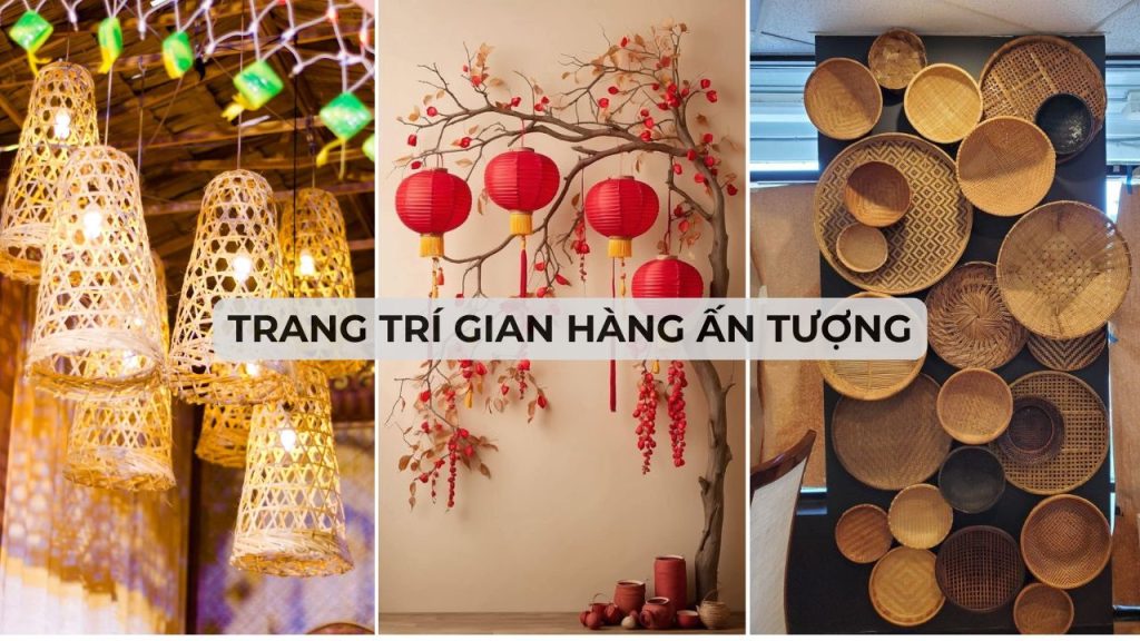 trang trí gian hàng