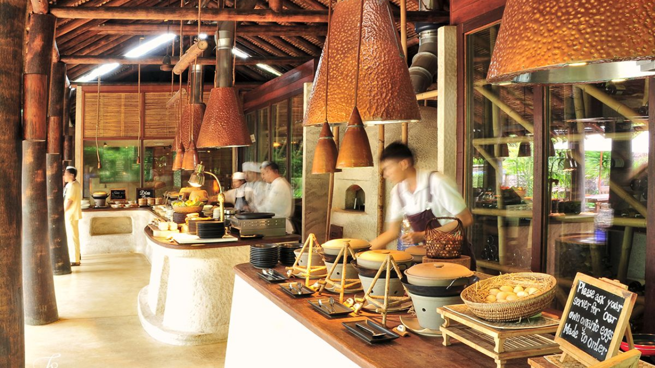 Trang trí gian hàng ẩm thực giúp tăng khả năng nhận diện thương hiệu